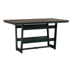 Hudson 40" x 70" Rectangle Table - Counter Height Rockwood Outdoor Furniture Hammered Top: Bronze MGP Berry 