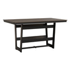 Hudson 40" x 70" Rectangle Table - Counter Height Rockwood Outdoor Furniture Hammered Top: Bronze MGP Black 