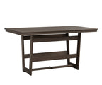 Hudson 40" x 70" Rectangle Table - Counter Height Rockwood Outdoor Furniture Hammered Top: Bronze MGP Clay 