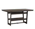 Hudson 40" x 70" Rectangle Table - Counter Height Rockwood Outdoor Furniture Hammered Top: Bronze MGP Graphite 