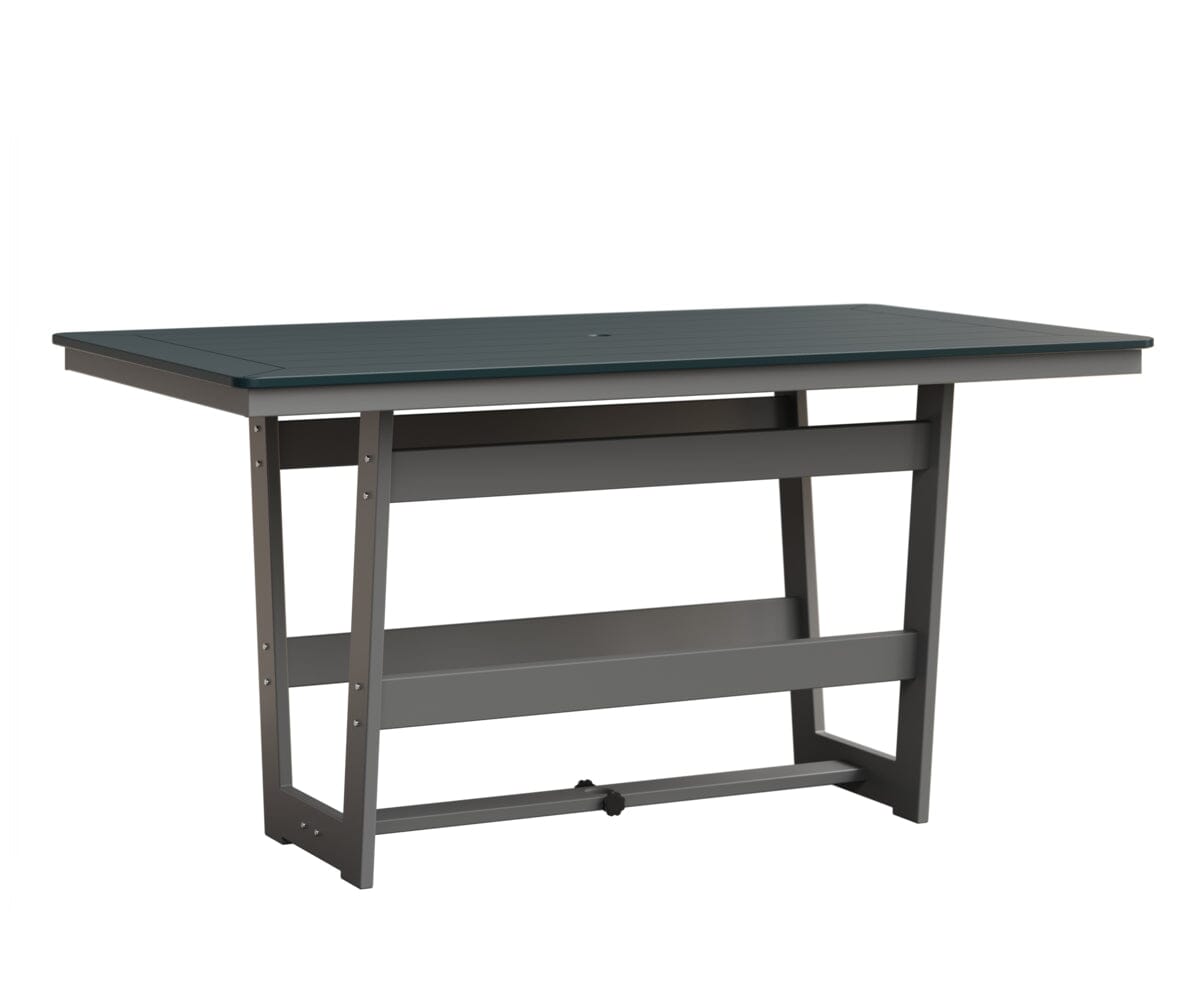Hudson 40" x 70" Rectangle Table - Counter Height Rockwood Outdoor Furniture MGP Berry MGP Fog 