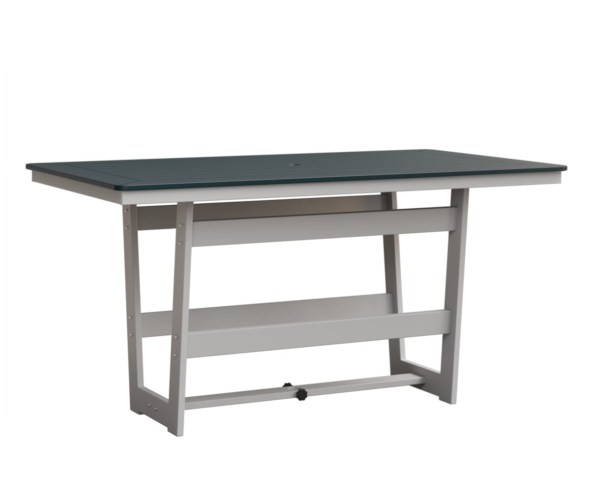 Hudson 40" x 70" Rectangle Table - Counter Height Rockwood Outdoor Furniture MGP Berry MGP White 