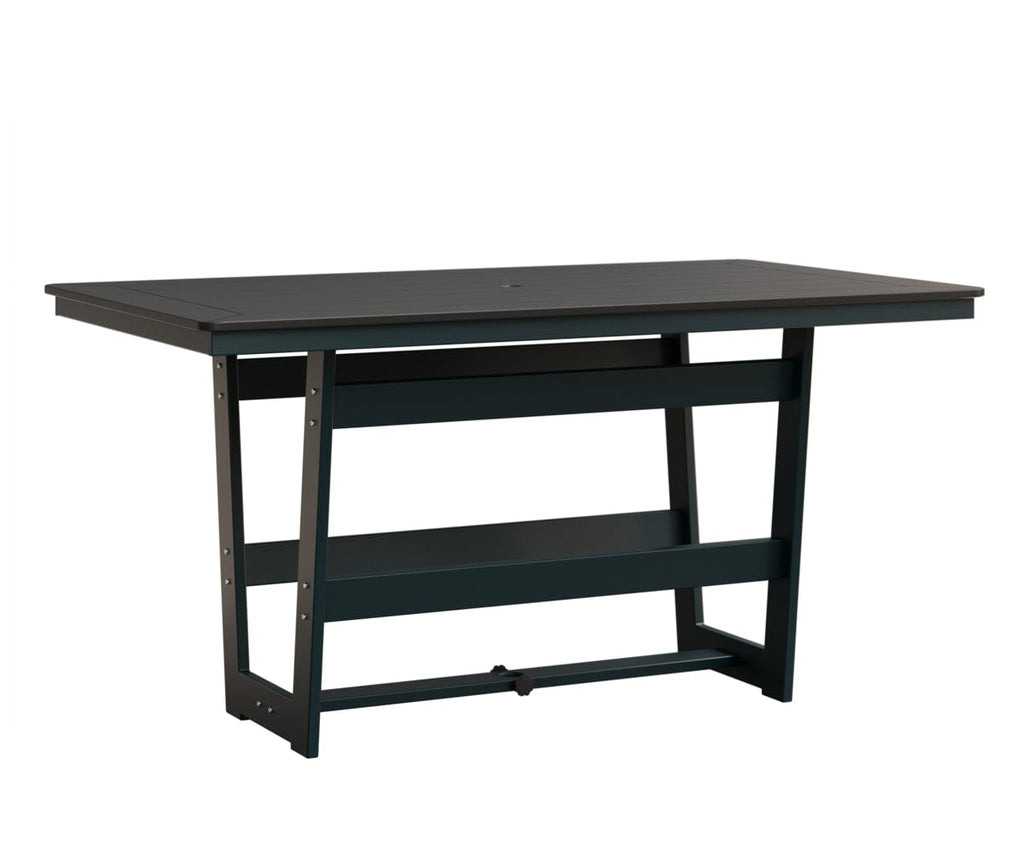 Hudson 40" x 70" Rectangle Table - Counter Height Rockwood Outdoor Furniture MGP Black MGP Berry 