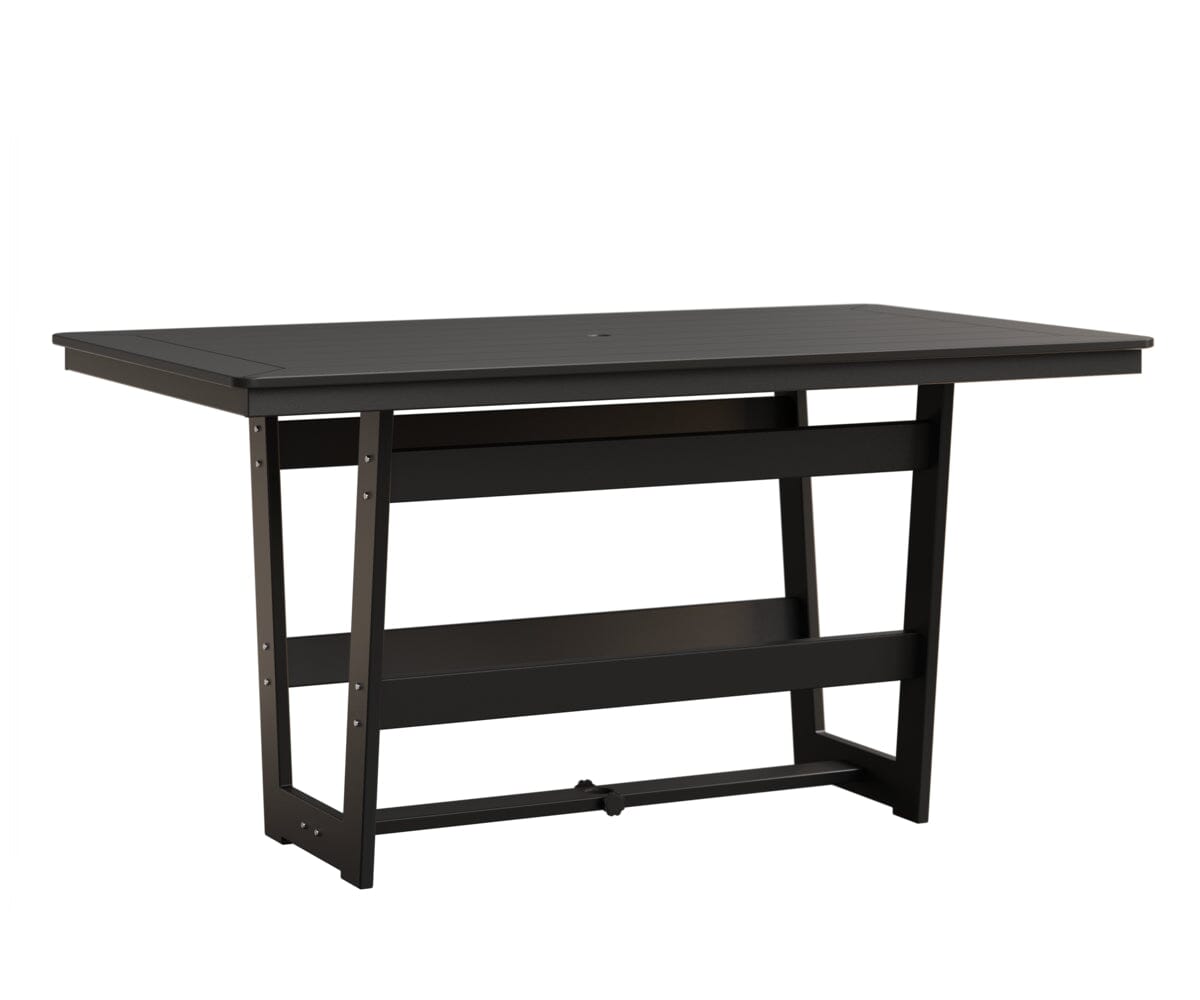 Hudson 40" x 70" Rectangle Table - Counter Height Rockwood Outdoor Furniture MGP Black MGP Black 