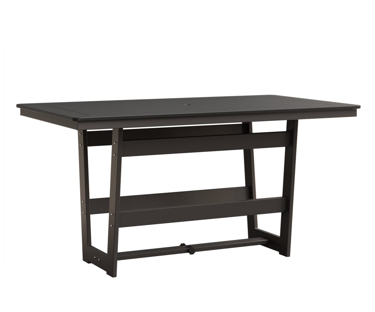 Hudson 40" x 70" Rectangle Table - Counter Height Rockwood Outdoor Furniture MGP Black MGP Graphite 