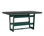Hudson 40" x 70" Rectangle Table - Counter Height Rockwood Outdoor Furniture MGP Black MGP Teal 