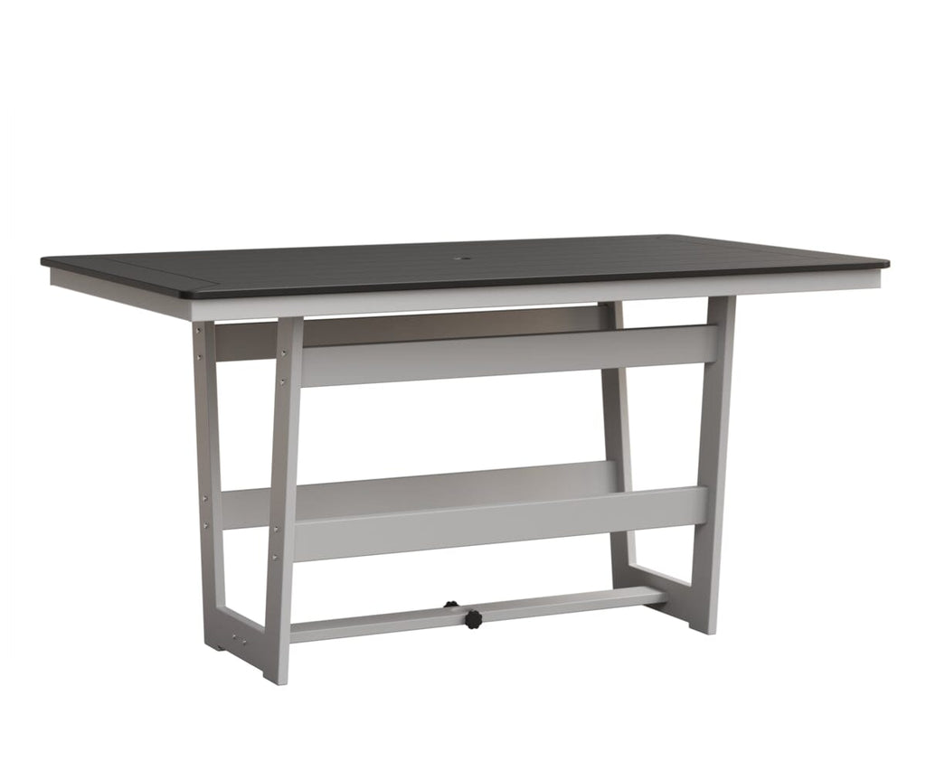 Hudson 40" x 70" Rectangle Table - Counter Height Rockwood Outdoor Furniture MGP Black MGP White 