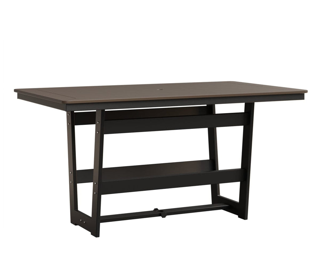 Hudson 40" x 70" Rectangle Table - Counter Height Rockwood Outdoor Furniture MGP Clay MGP Black 