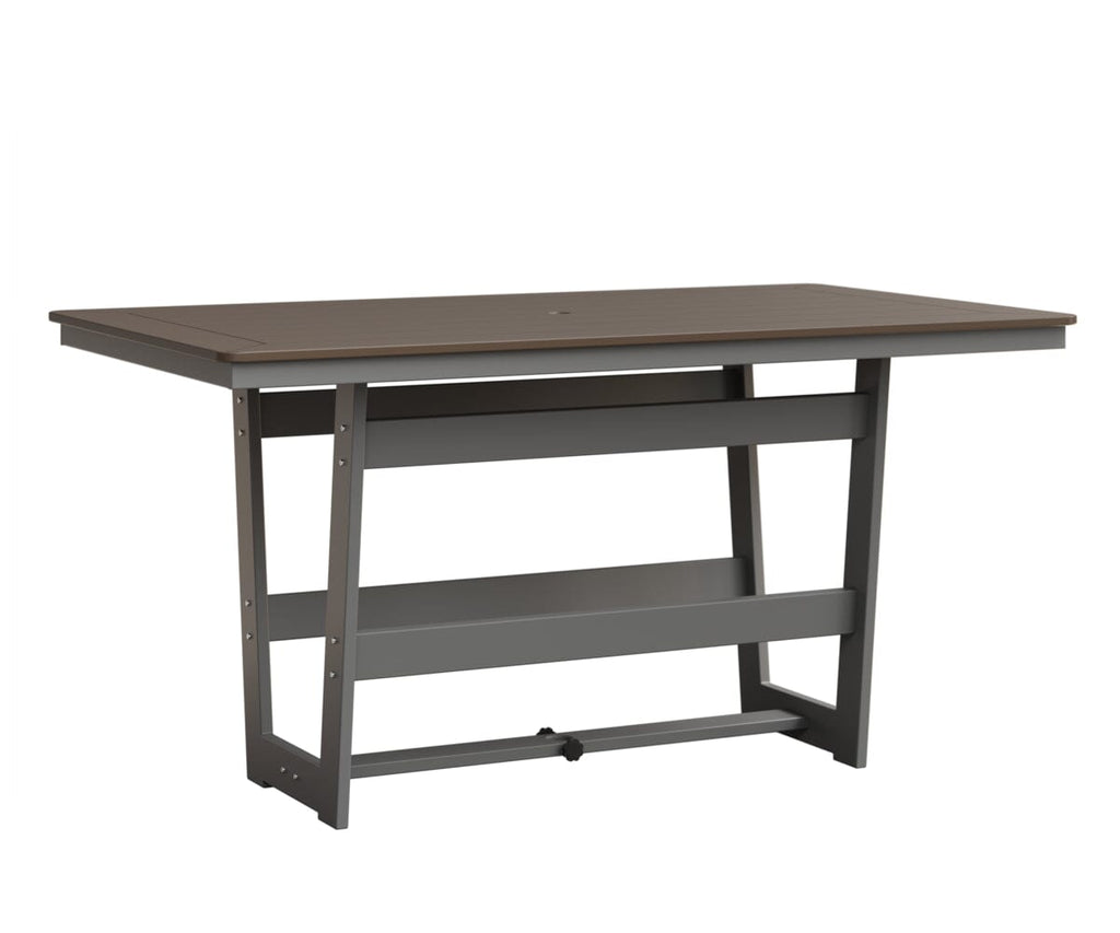 Hudson 40" x 70" Rectangle Table - Counter Height Rockwood Outdoor Furniture MGP Clay MGP Fog 