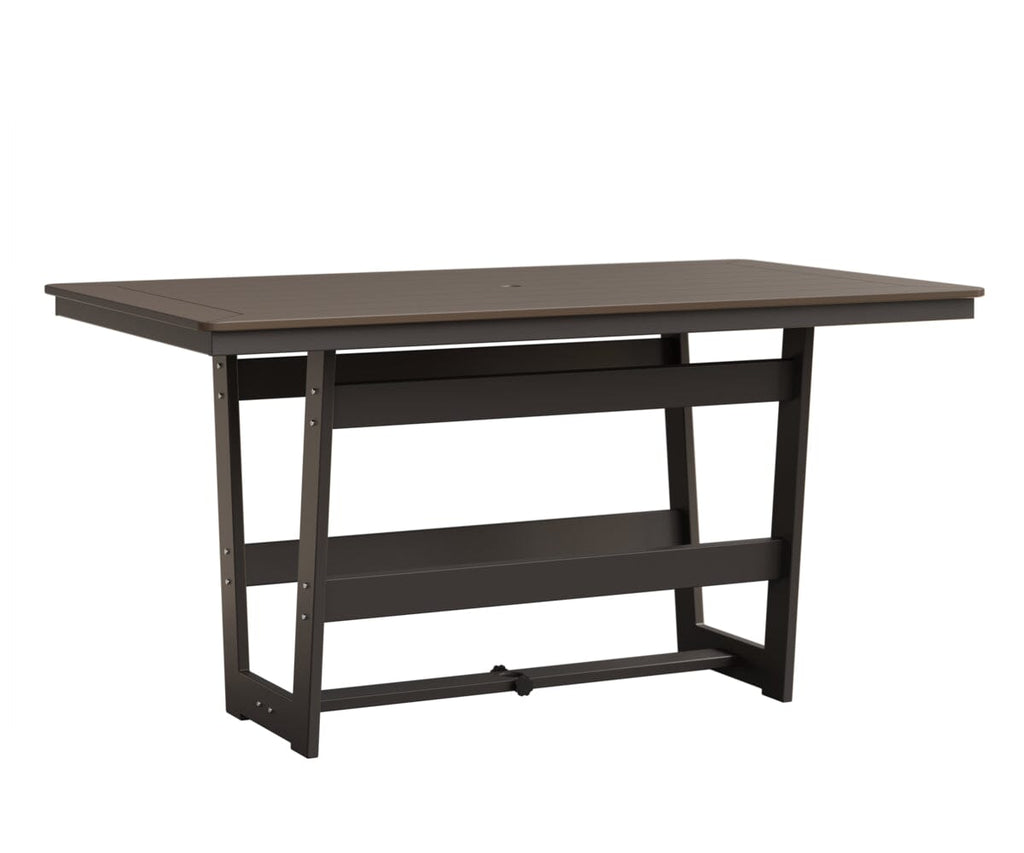 Hudson 40" x 70" Rectangle Table - Counter Height Rockwood Outdoor Furniture MGP Clay MGP Graphite 