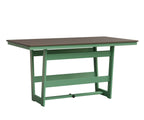 Hudson 40" x 70" Rectangle Table - Counter Height Rockwood Outdoor Furniture MGP Clay MGP Mint 