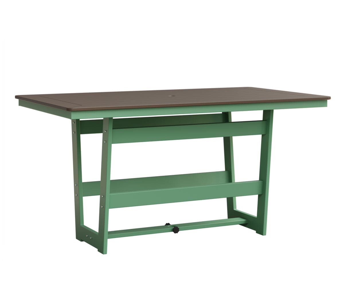Hudson 40" x 70" Rectangle Table - Counter Height Rockwood Outdoor Furniture MGP Clay MGP Mint 