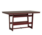 Hudson 40" x 70" Rectangle Table - Counter Height Rockwood Outdoor Furniture MGP Clay MGP Red 