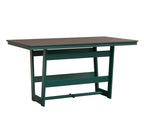 Hudson 40" x 70" Rectangle Table - Counter Height Rockwood Outdoor Furniture MGP Clay MGP Teal 