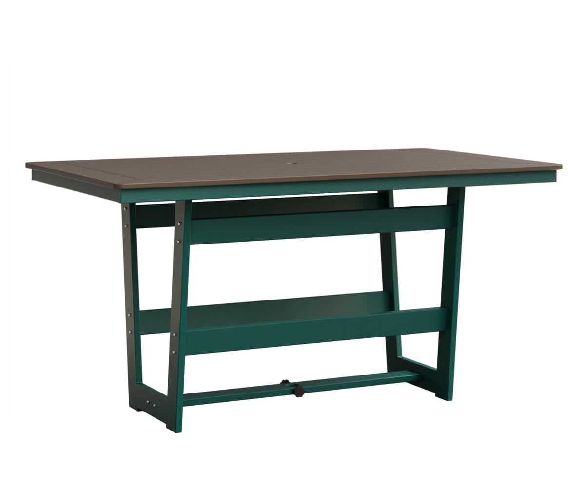 Hudson 40" x 70" Rectangle Table - Counter Height Rockwood Outdoor Furniture MGP Clay MGP Teal 