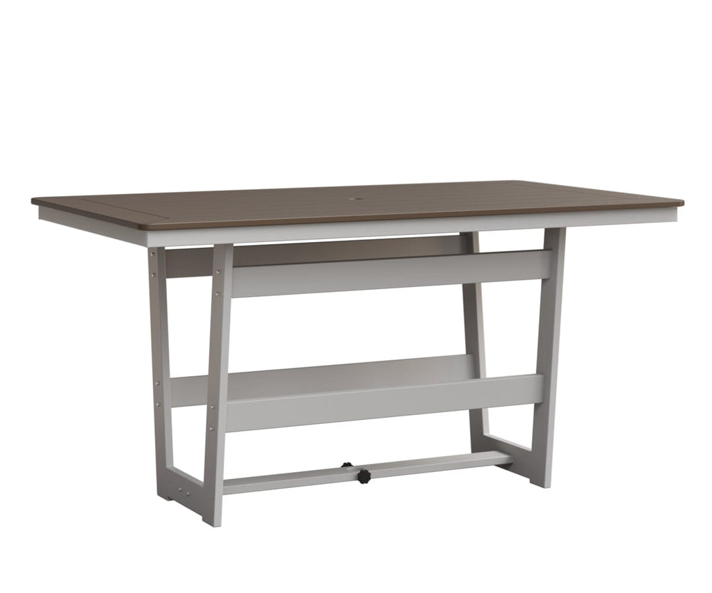 Hudson 40" x 70" Rectangle Table - Counter Height Rockwood Outdoor Furniture MGP Clay MGP White 