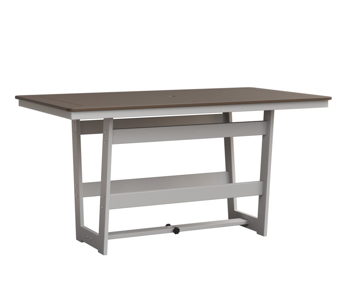 Hudson 40" x 70" Rectangle Table - Counter Height Rockwood Outdoor Furniture MGP Clay MGP White 
