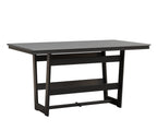 Hudson 40" x 70" Rectangle Table - Counter Height Rockwood Outdoor Furniture MGP Fog MGP Black 