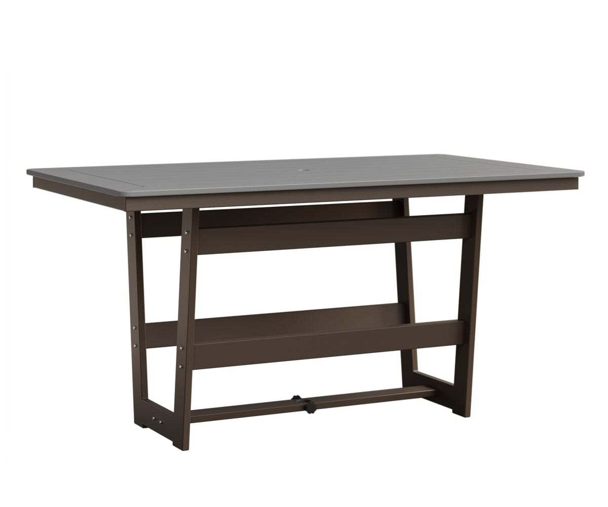 Hudson 40" x 70" Rectangle Table - Counter Height Rockwood Outdoor Furniture MGP Fog MGP Clay 