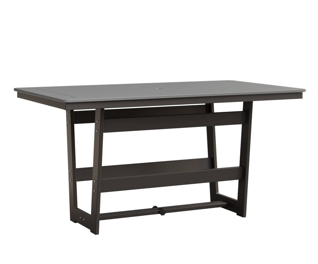 Hudson 40" x 70" Rectangle Table - Counter Height Rockwood Outdoor Furniture MGP Fog MGP Graphite 