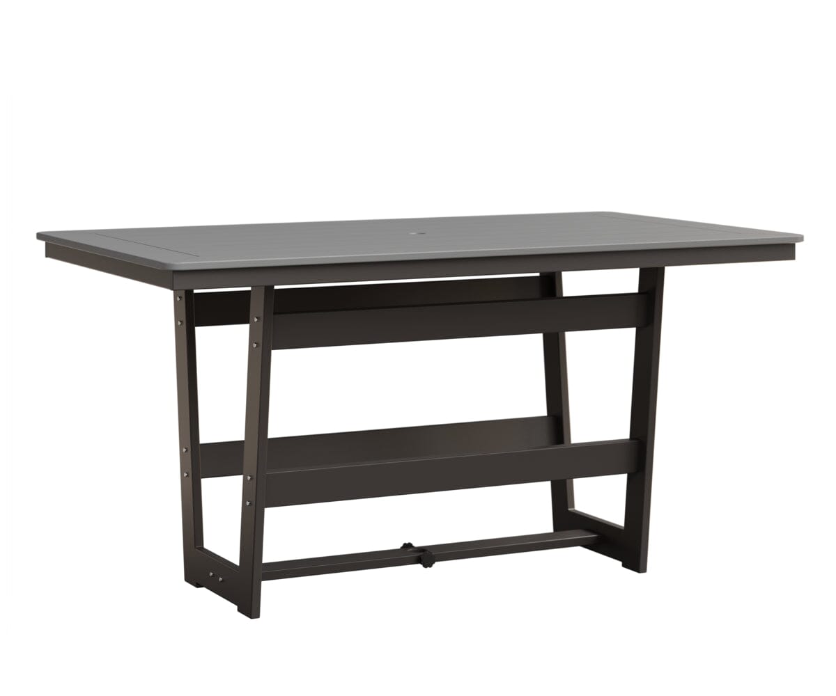 Hudson 40" x 70" Rectangle Table - Counter Height Rockwood Outdoor Furniture MGP Fog MGP Graphite 