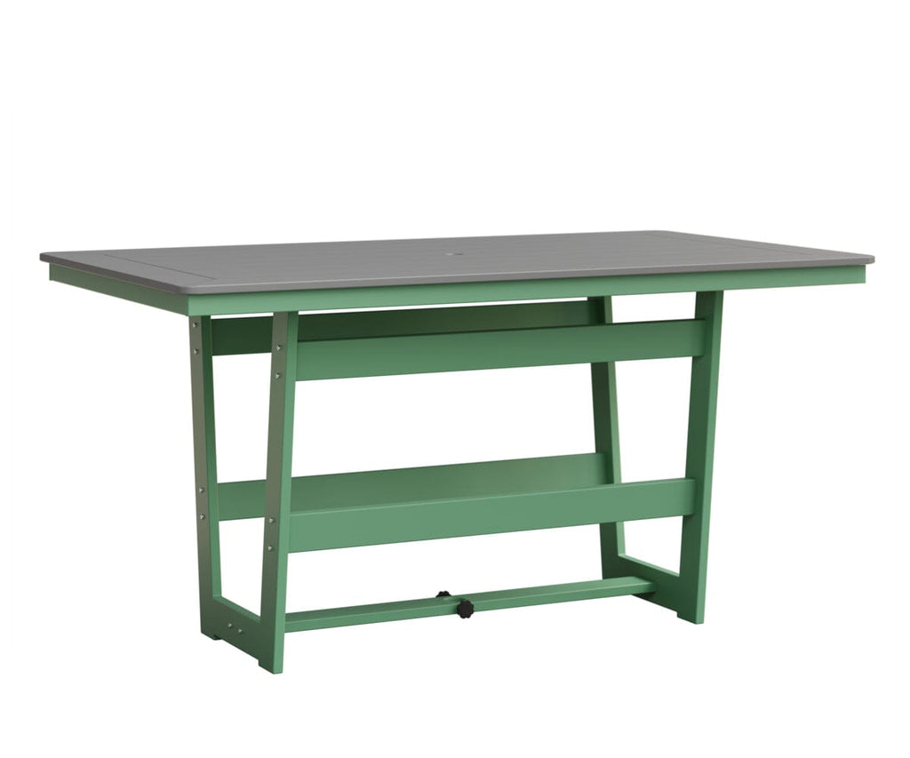 Hudson 40" x 70" Rectangle Table - Counter Height Rockwood Outdoor Furniture MGP Fog MGP Mint 