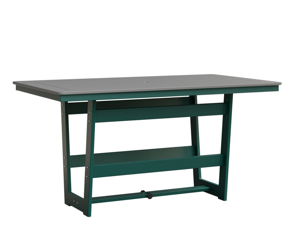 Hudson 40" x 70" Rectangle Table - Counter Height Rockwood Outdoor Furniture MGP Fog MGP Teal 