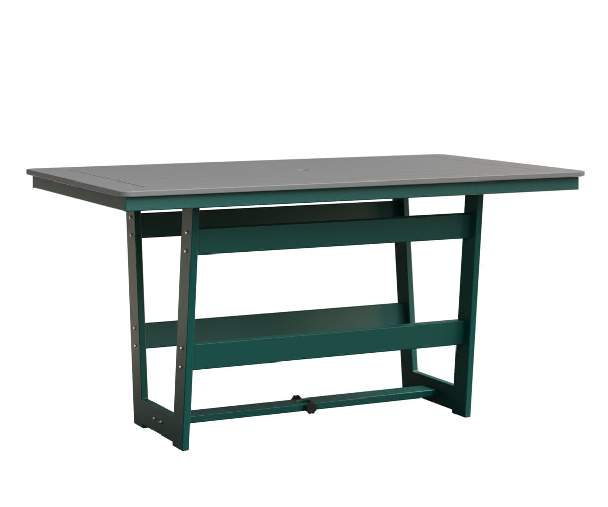 Hudson 40" x 70" Rectangle Table - Counter Height Rockwood Outdoor Furniture MGP Fog MGP Teal 