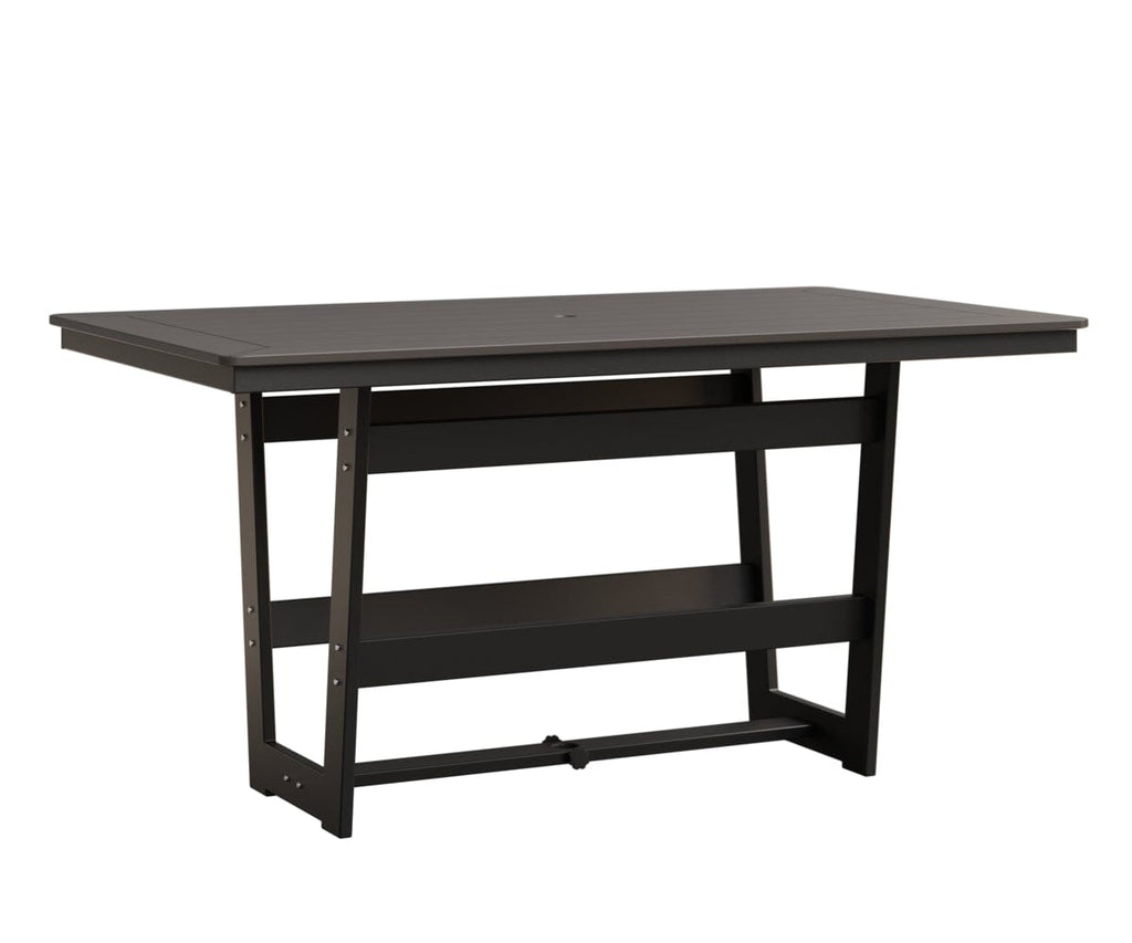 Hudson 40" x 70" Rectangle Table - Counter Height Rockwood Outdoor Furniture MGP Graphite MGP Black 