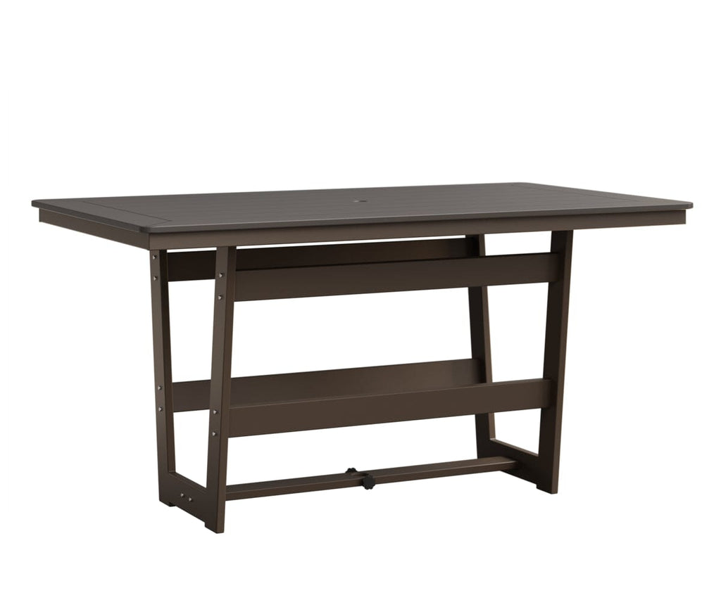 Hudson 40" x 70" Rectangle Table - Counter Height Rockwood Outdoor Furniture MGP Graphite MGP Clay 