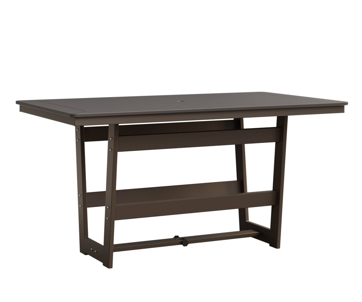 Hudson 40" x 70" Rectangle Table - Counter Height Rockwood Outdoor Furniture MGP Graphite MGP Clay 