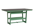 Hudson 40" x 70" Rectangle Table - Counter Height Rockwood Outdoor Furniture MGP Graphite MGP Mint 