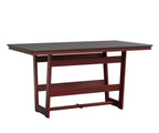 Hudson 40" x 70" Rectangle Table - Counter Height Rockwood Outdoor Furniture MGP Graphite MGP Red 