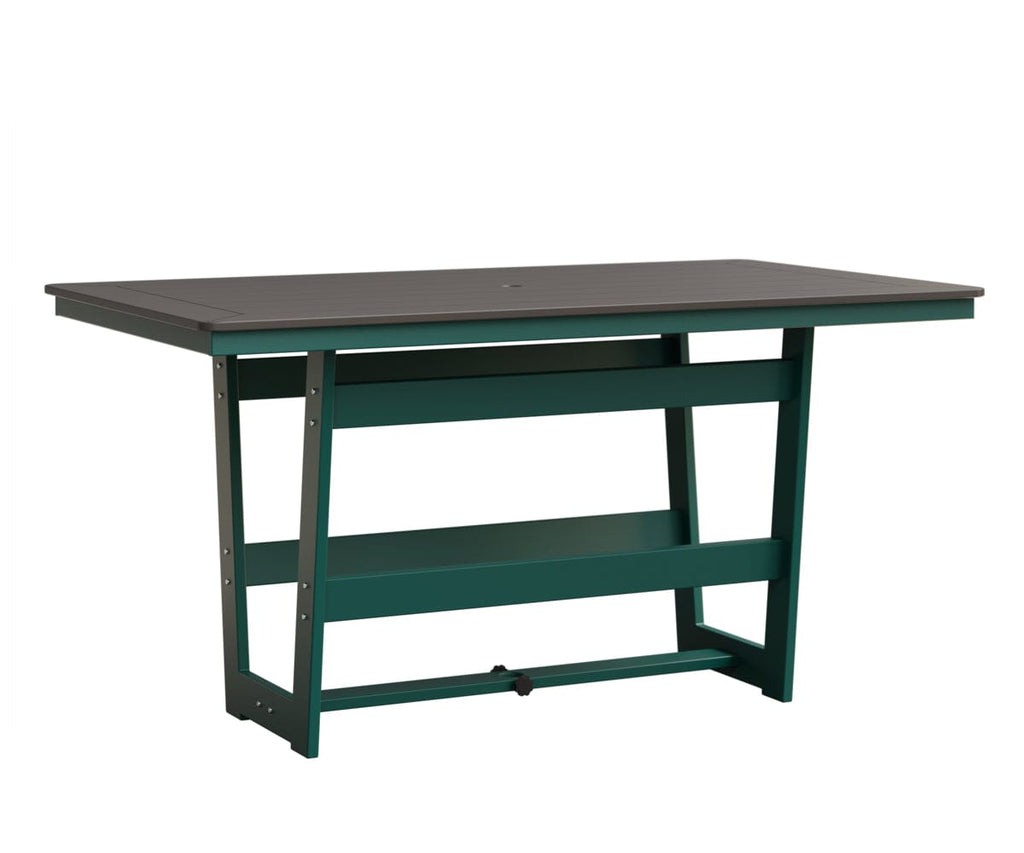 Hudson 40" x 70" Rectangle Table - Counter Height Rockwood Outdoor Furniture MGP Graphite MGP Teal 