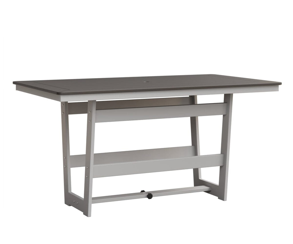 Hudson 40" x 70" Rectangle Table - Counter Height Rockwood Outdoor Furniture MGP Graphite MGP White 