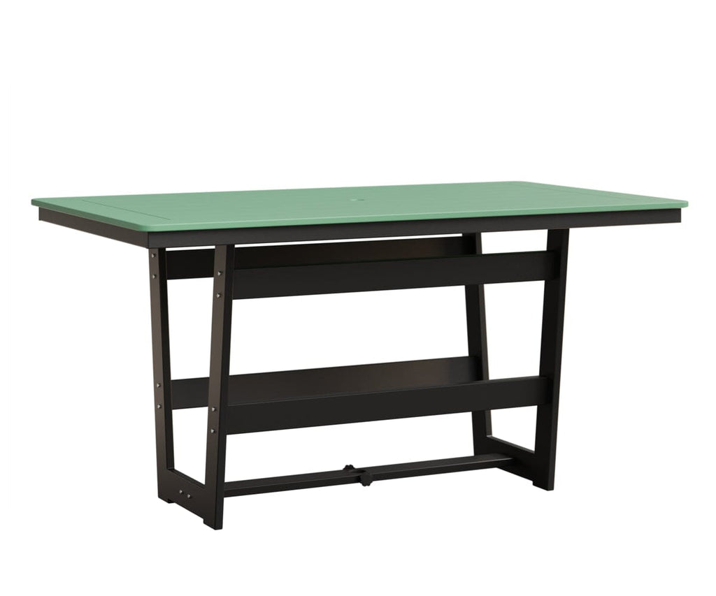 Hudson 40" x 70" Rectangle Table - Counter Height Rockwood Outdoor Furniture MGP Mint MGP Black 