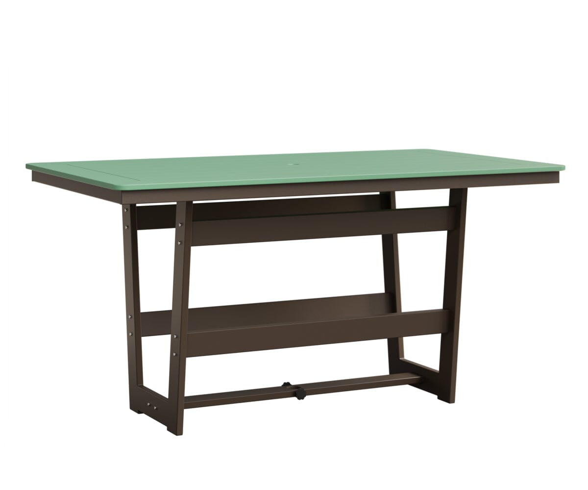 Hudson 40" x 70" Rectangle Table - Counter Height Rockwood Outdoor Furniture MGP Mint MGP Clay 