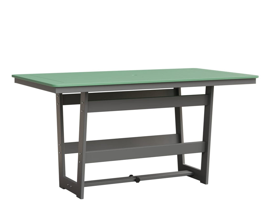 Hudson 40" x 70" Rectangle Table - Counter Height Rockwood Outdoor Furniture MGP Mint MGP Fog 