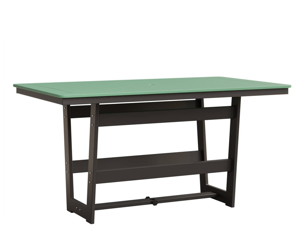 Hudson 40" x 70" Rectangle Table - Counter Height Rockwood Outdoor Furniture MGP Mint MGP Graphite 