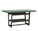 Hudson 40" x 70" Rectangle Table - Counter Height Rockwood Outdoor Furniture MGP Mint MGP Graphite 
