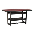 Hudson 40" x 70" Rectangle Table - Counter Height Rockwood Outdoor Furniture MGP Red MGP Black 