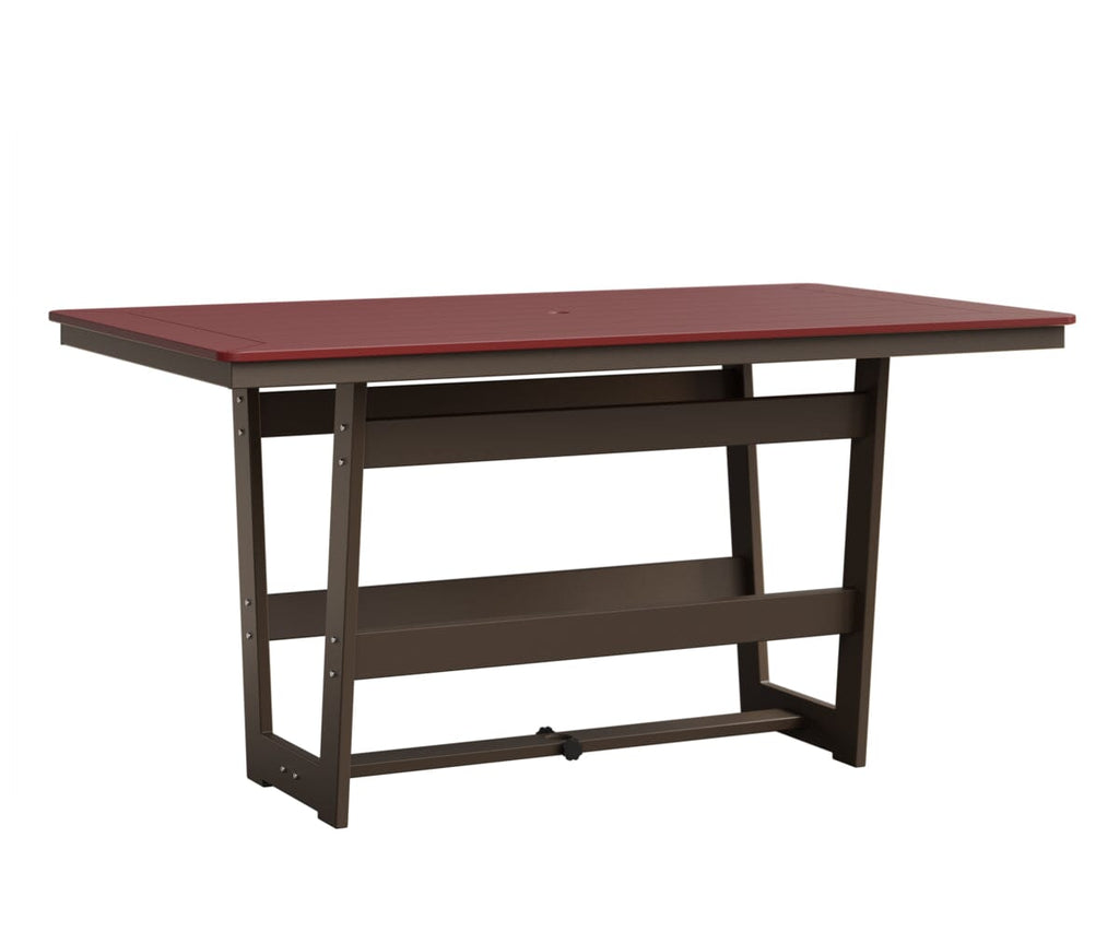 Hudson 40" x 70" Rectangle Table - Counter Height Rockwood Outdoor Furniture MGP Red MGP Clay 
