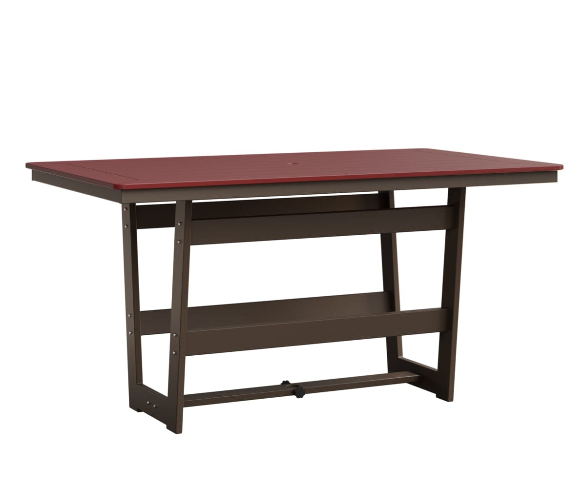 Hudson 40" x 70" Rectangle Table - Counter Height Rockwood Outdoor Furniture MGP Red MGP Clay 