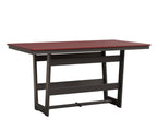 Hudson 40" x 70" Rectangle Table - Counter Height Rockwood Outdoor Furniture MGP Red MGP Graphite 