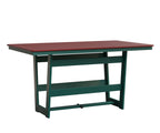 Hudson 40" x 70" Rectangle Table - Counter Height Rockwood Outdoor Furniture MGP Red MGP Teal 