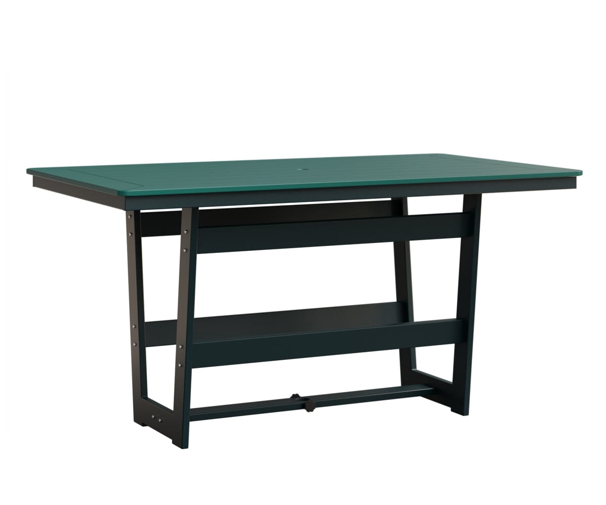 Hudson 40" x 70" Rectangle Table - Counter Height Rockwood Outdoor Furniture MGP Teal MGP Berry 