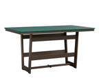Hudson 40" x 70" Rectangle Table - Counter Height Rockwood Outdoor Furniture MGP Teal MGP Clay 