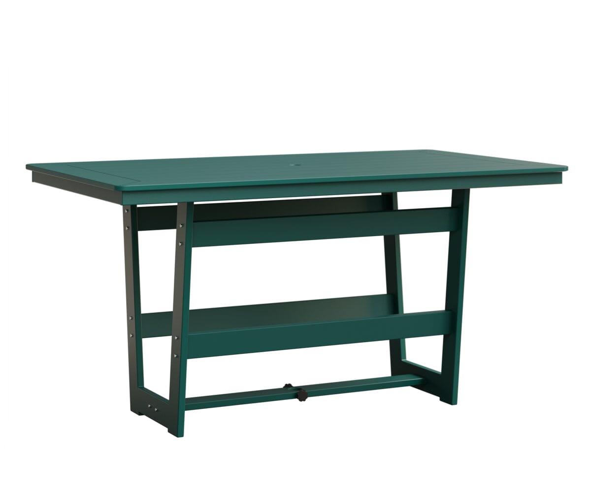 Hudson 40" x 70" Rectangle Table - Counter Height Rockwood Outdoor Furniture MGP Teal MGP Teal 