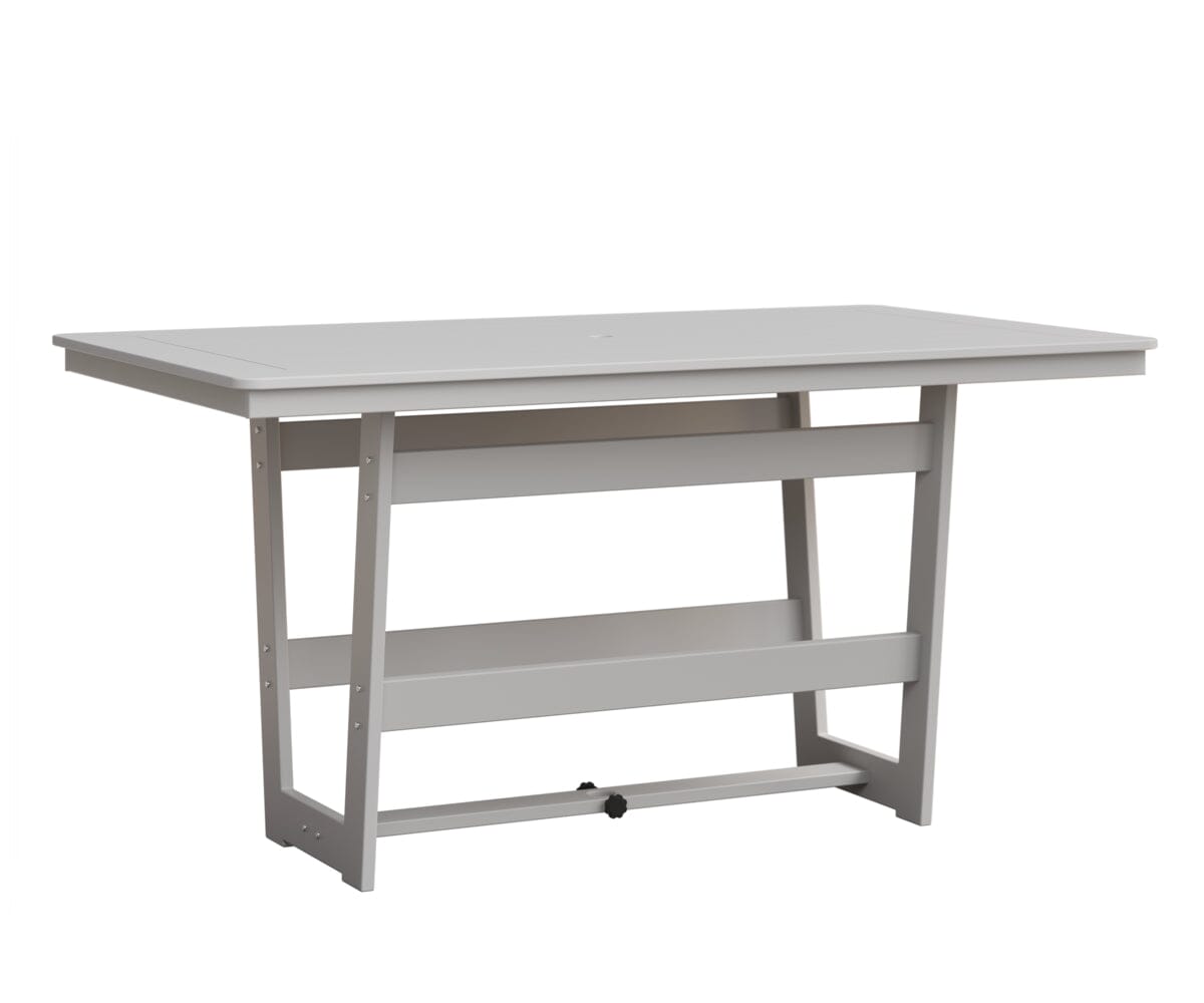 Hudson 40" x 70" Rectangle Table - Counter Height Rockwood Outdoor Furniture MGP White MGP White 