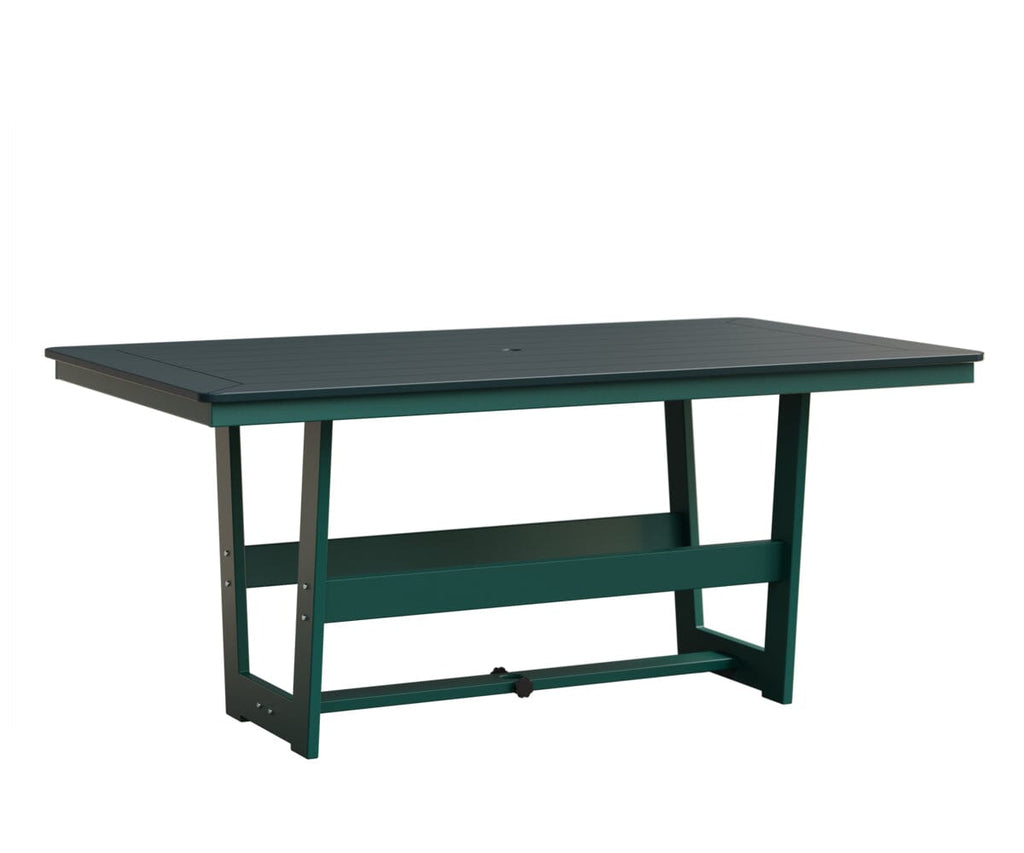 Hudson 40" x 70" Rectangle Table - Dining Height Rockwood Outdoor Furniture MGP Berry MGP Teal 
